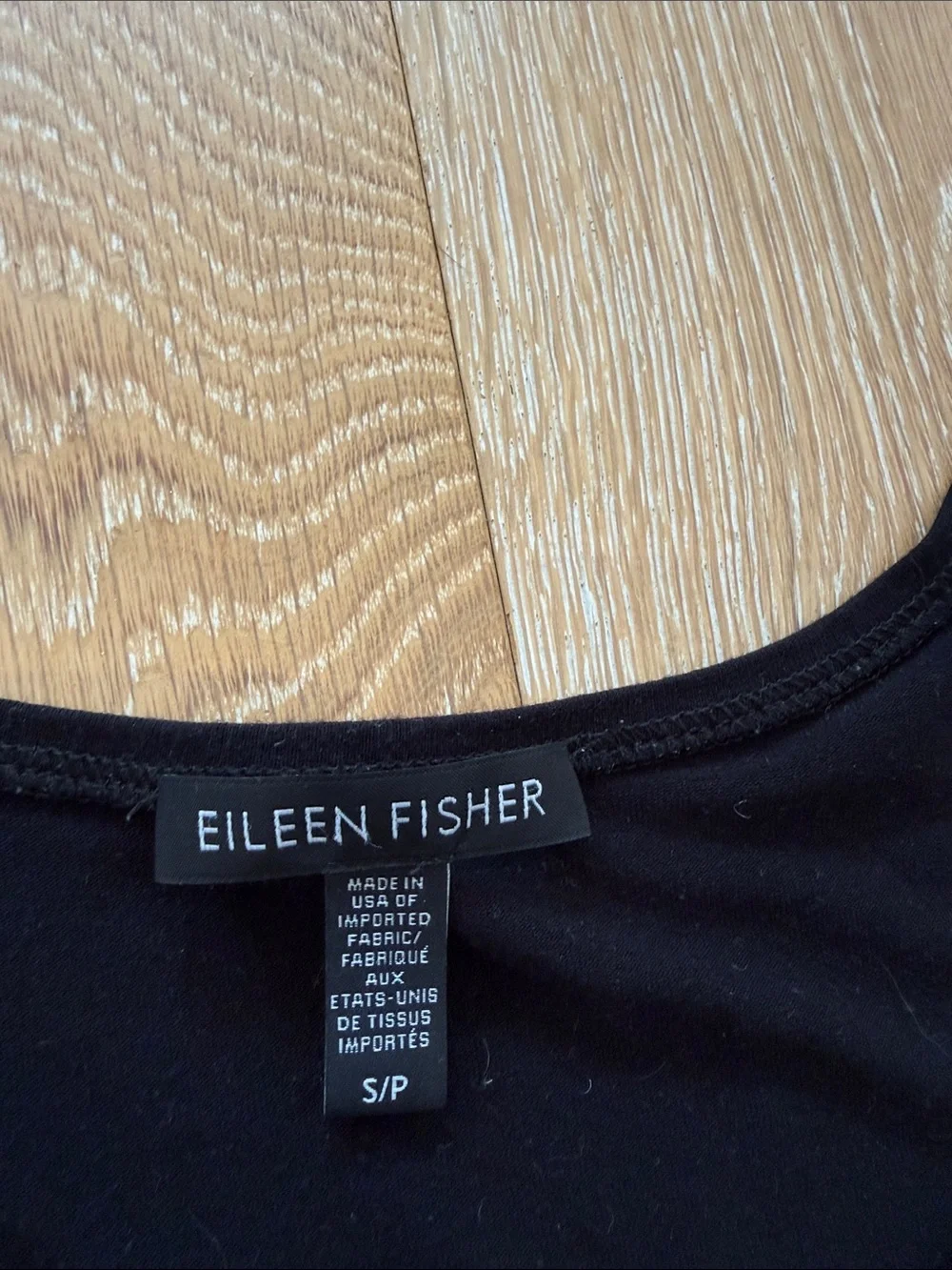 Eileen Fisher Black Dress Size Small Petite